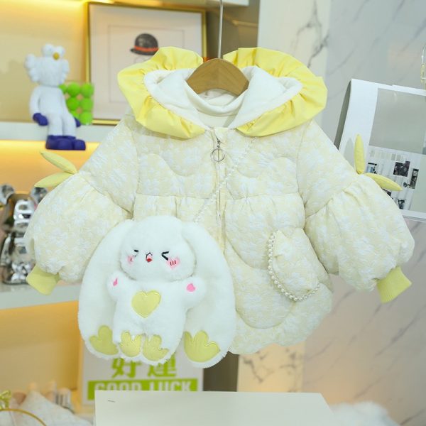 کاپشن دخترانه فانتزی طرح جوجه کد ۱۱۹