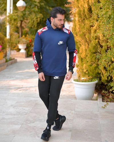 ست سویشرت شلوار مردانه مدل Herry (سرمه ای) SAB-6126