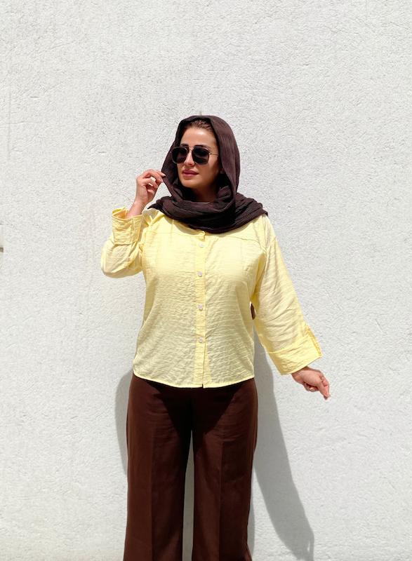 مانتو شومیزی جدید پری مدل ویولت POOS