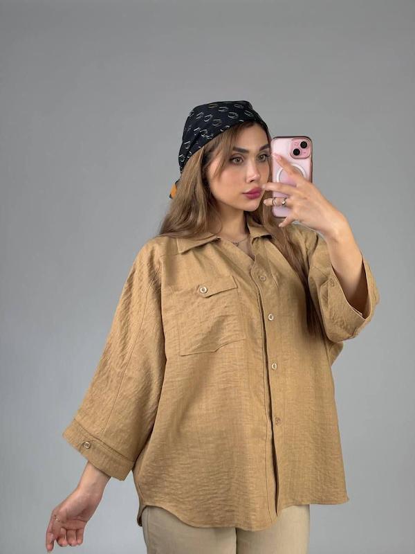 مانتو شومیزی تابستانه مدل حنا poos