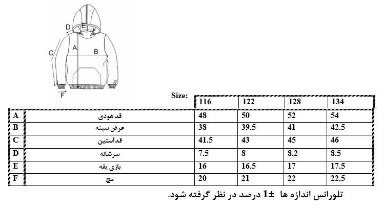 هودی طرح پرنسس دخترانه (5 تا 9 سال) کد 630075
