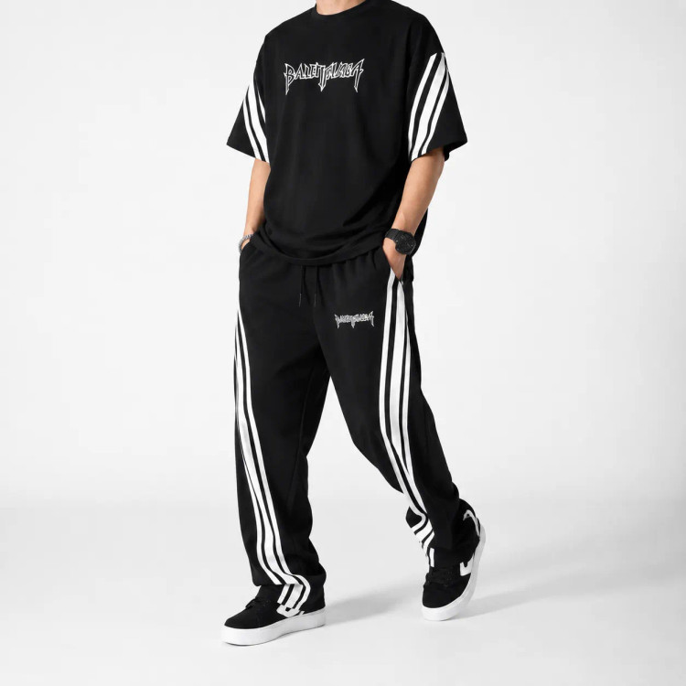 ست تیشرت شلوار مردانه نخ پنبه مدل HIVA-Balenciaga