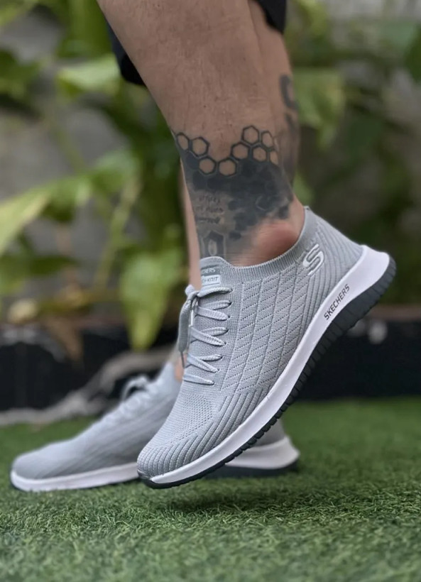 کفش کتونی جورابی مردانه مدل HIVA-Skechers