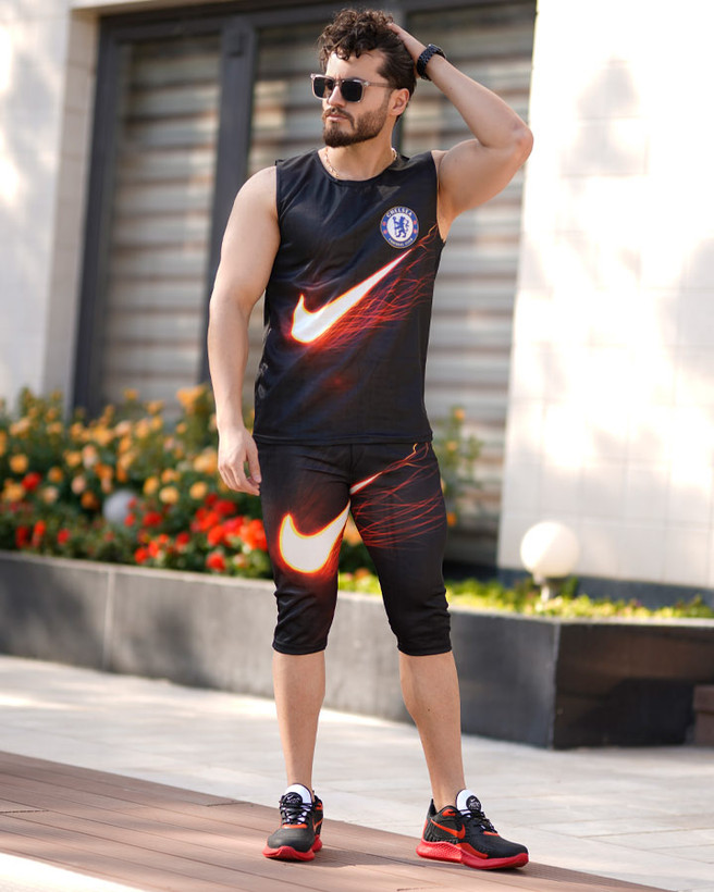 تاپ و شلوارک مردانه Nike مدل SAB-Frank