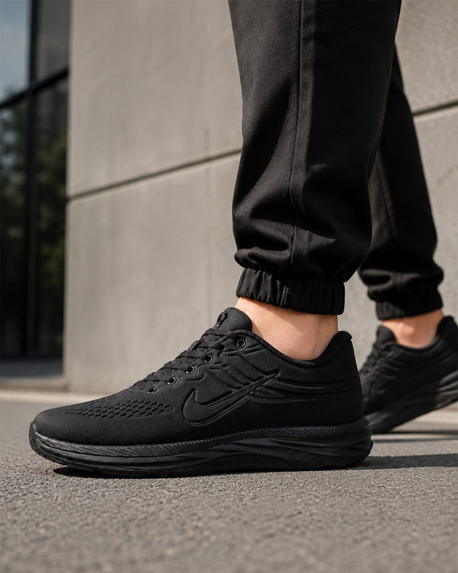 کفش مردانه مدل nike (تمام مشکی) کد SAB-6596